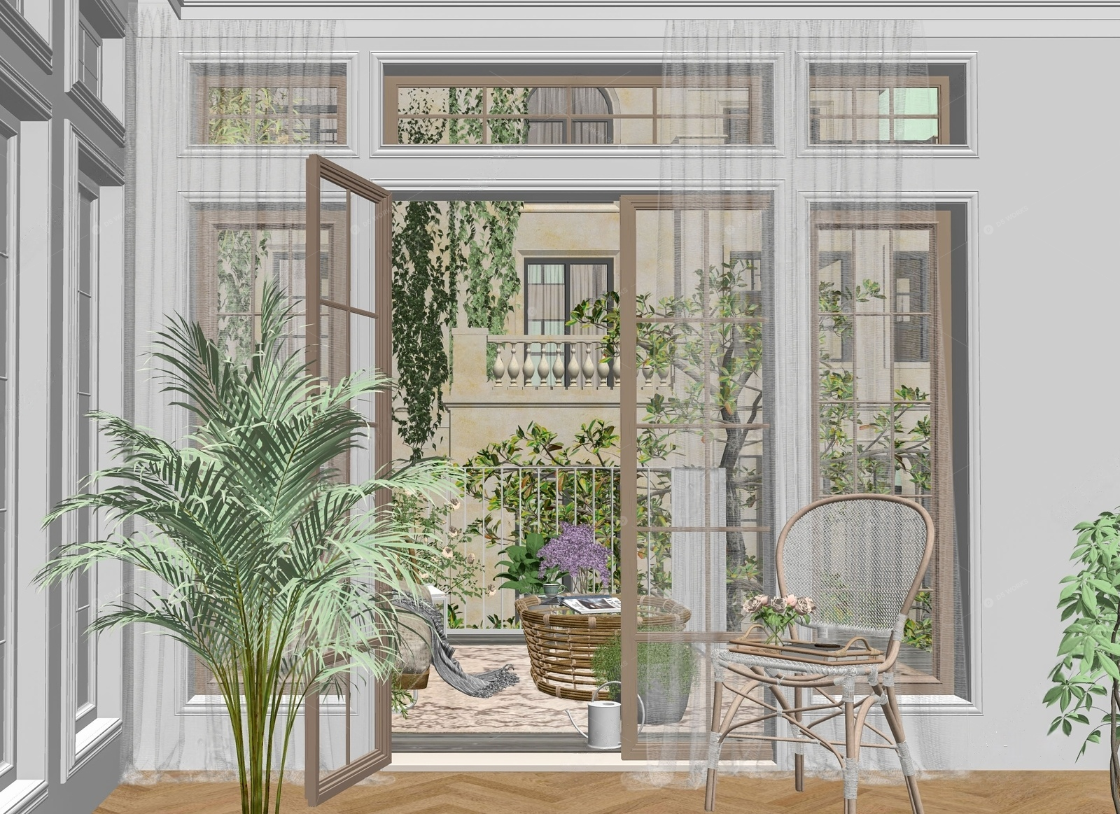 Gardens & Balconies 3D Models 2