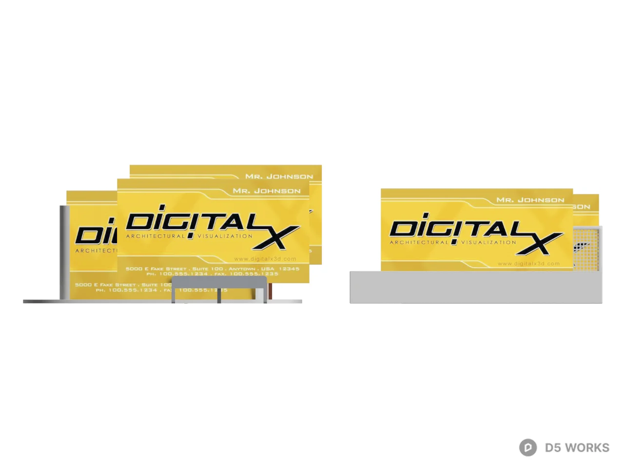 Exhibition Stand Display 3d model thumbnail 2