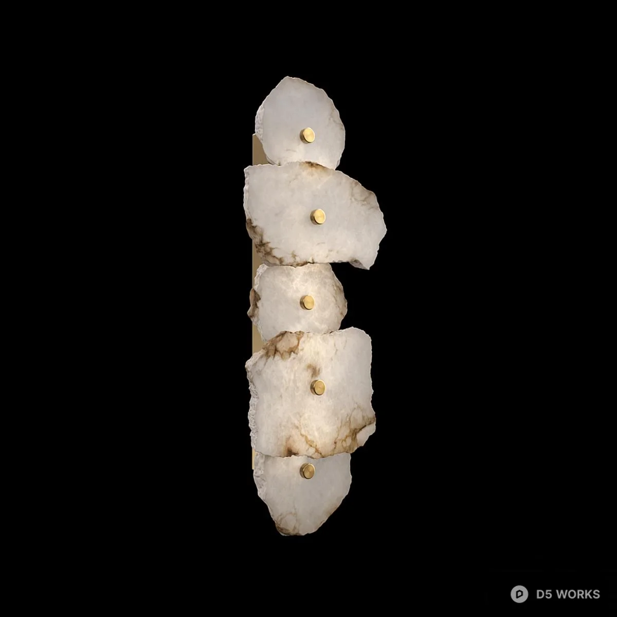 Irregular Wall Lamp 3d model thumbnail 2