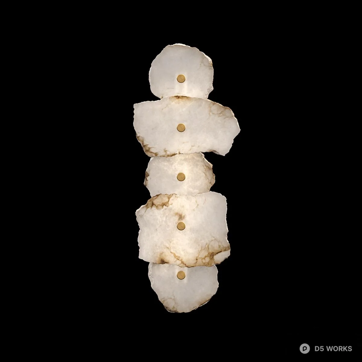 Irregular Wall Lamp 3d model - Image 1