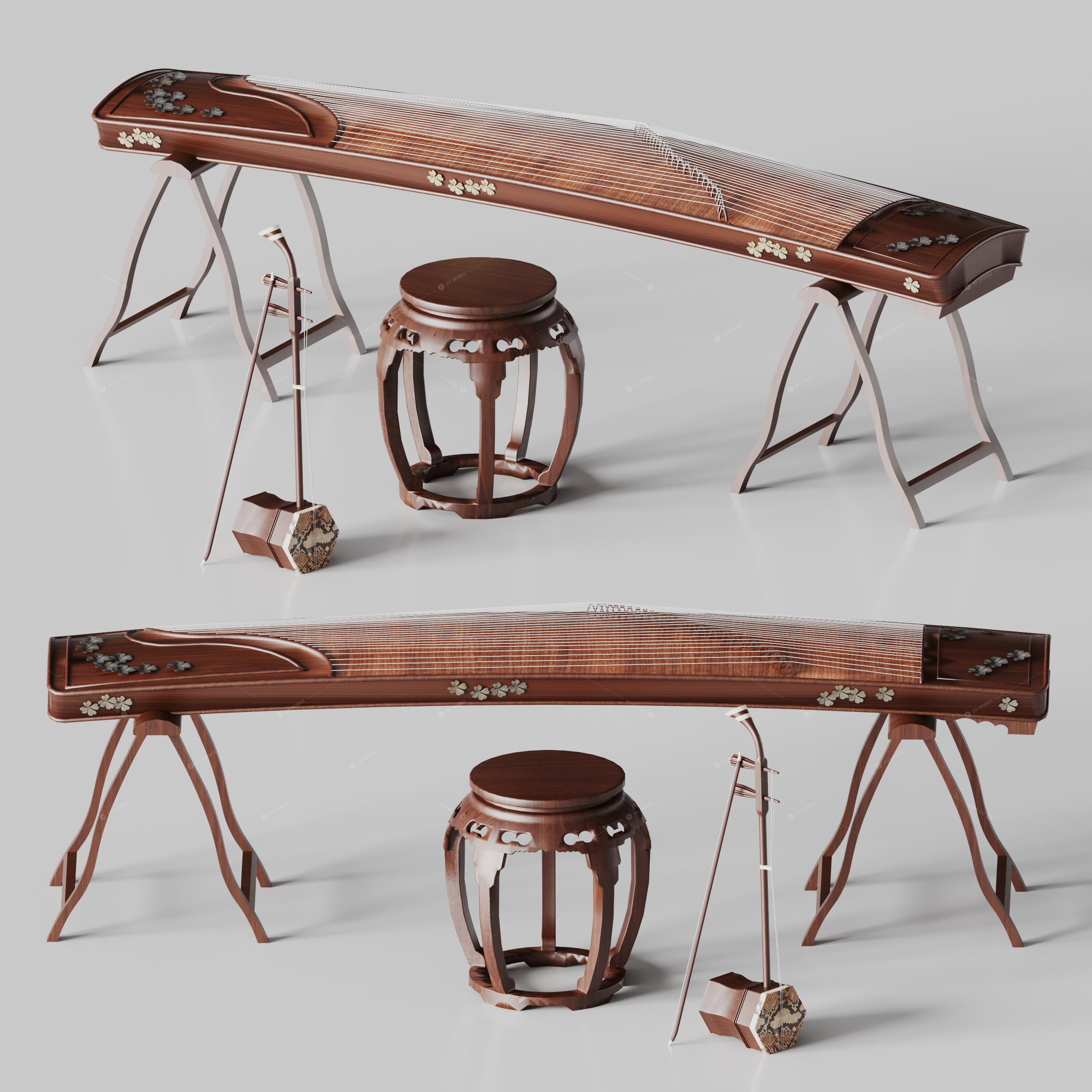 Musical Instruments & Art Supplies 3D Models