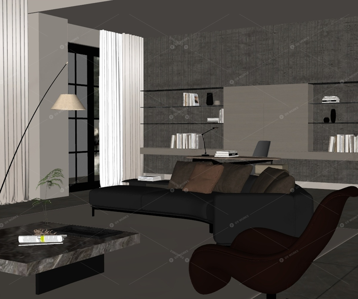 Living Rooms 3D Models 2