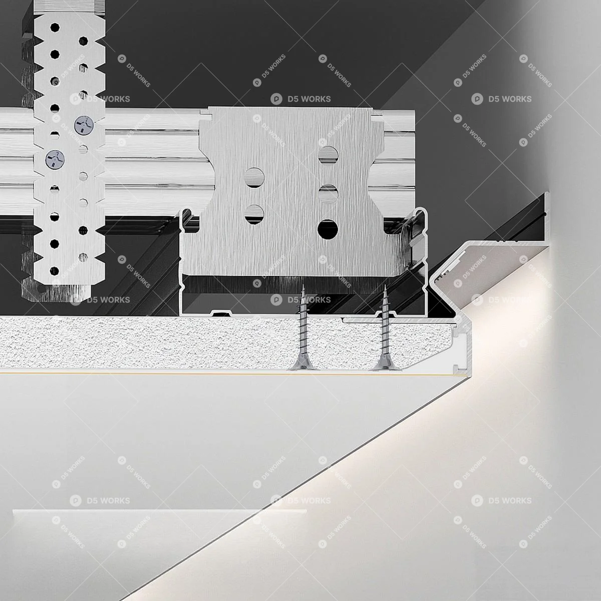 Linear Light 3d model thumbnail 4