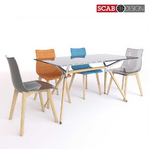 Modern Dining Table & Chairs Set