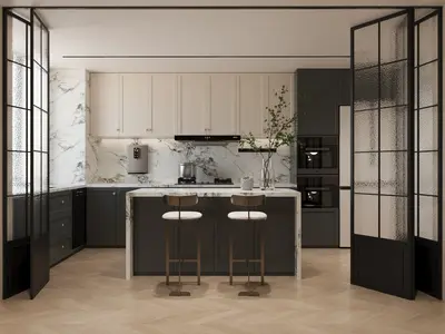 French Closed Kitchen