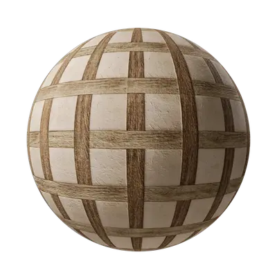 Wood strip weaving 01