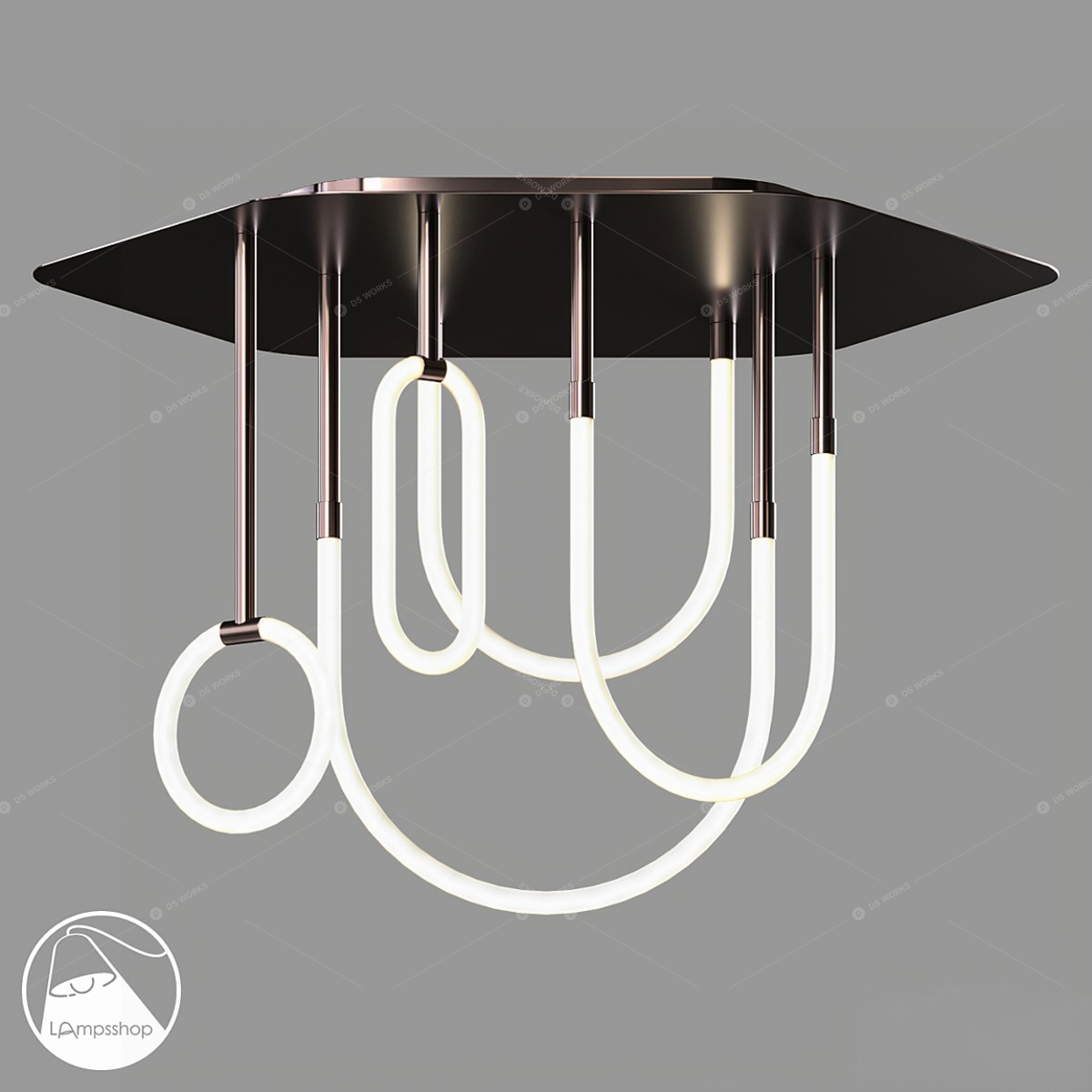 Flush Mount Lights 3D Models