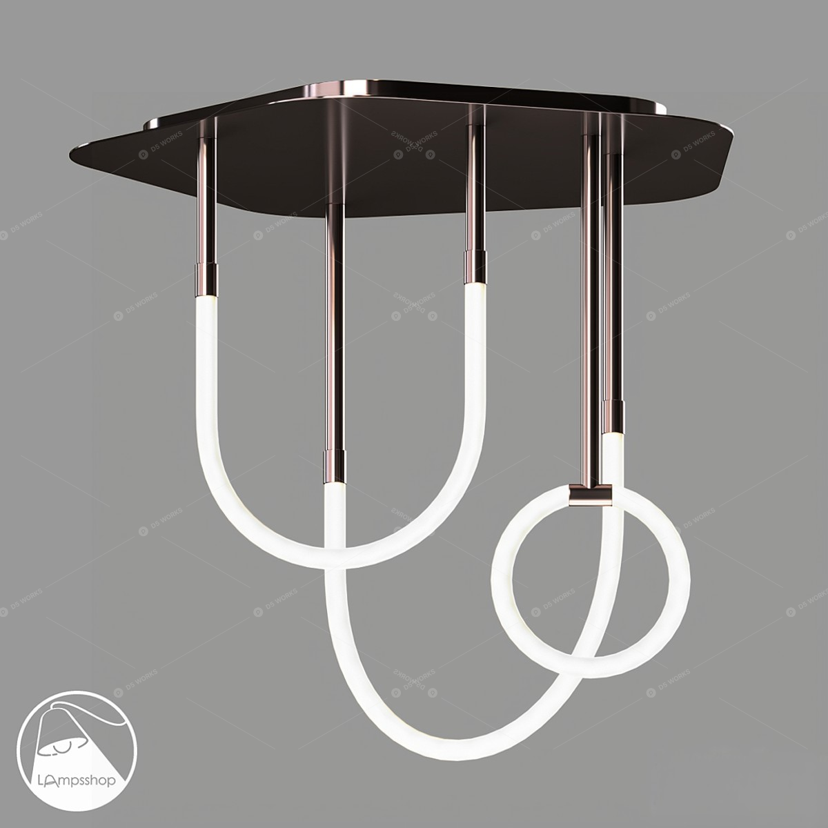 Flush Mount Lights 3D Models 3