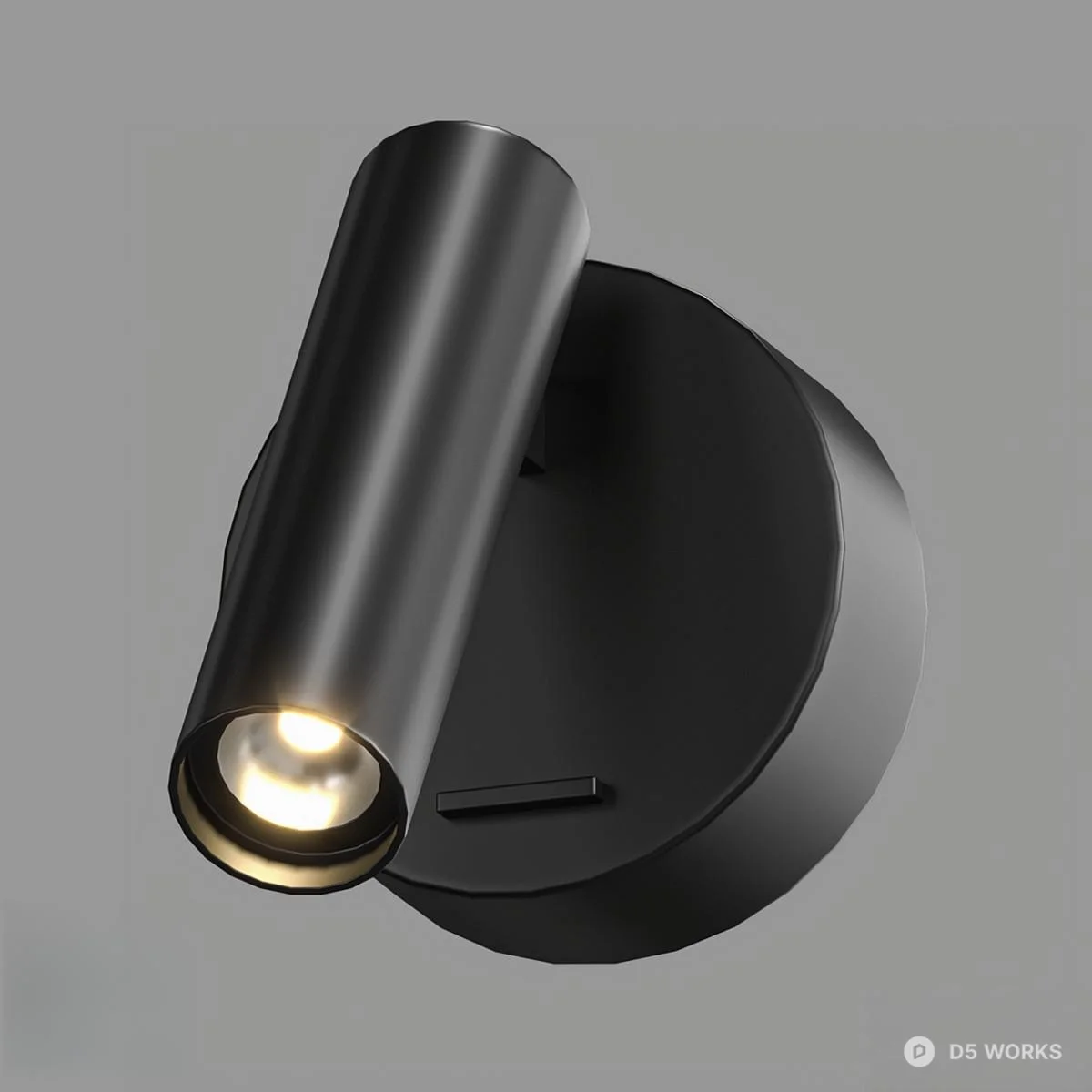Modern Adjustable Wall Lamp 3d model thumbnail 2