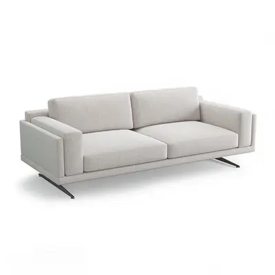 Contemporary Three-seater Sofa 3d model