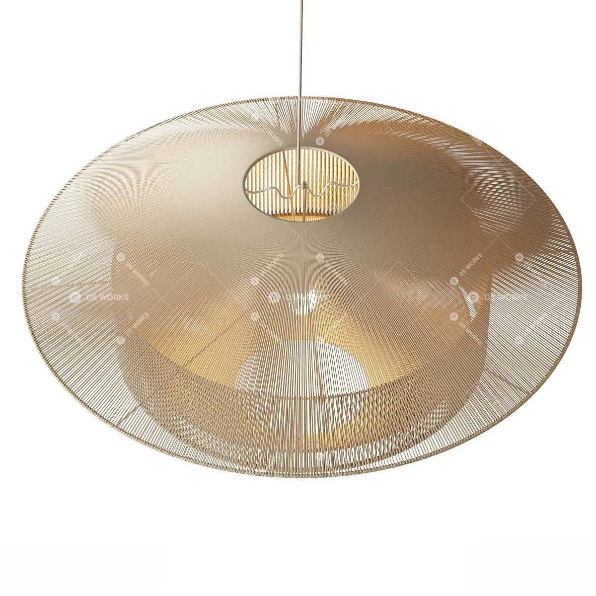 Scandinavian Pendant Light 3d model thumbnail 2