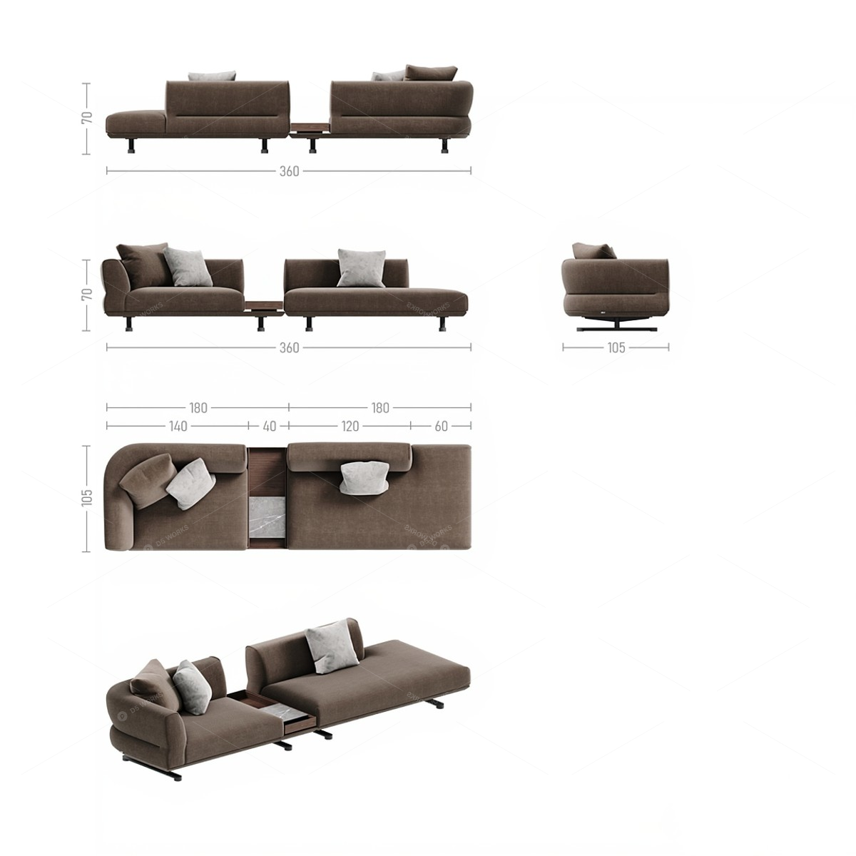Sofas 3D Models 4