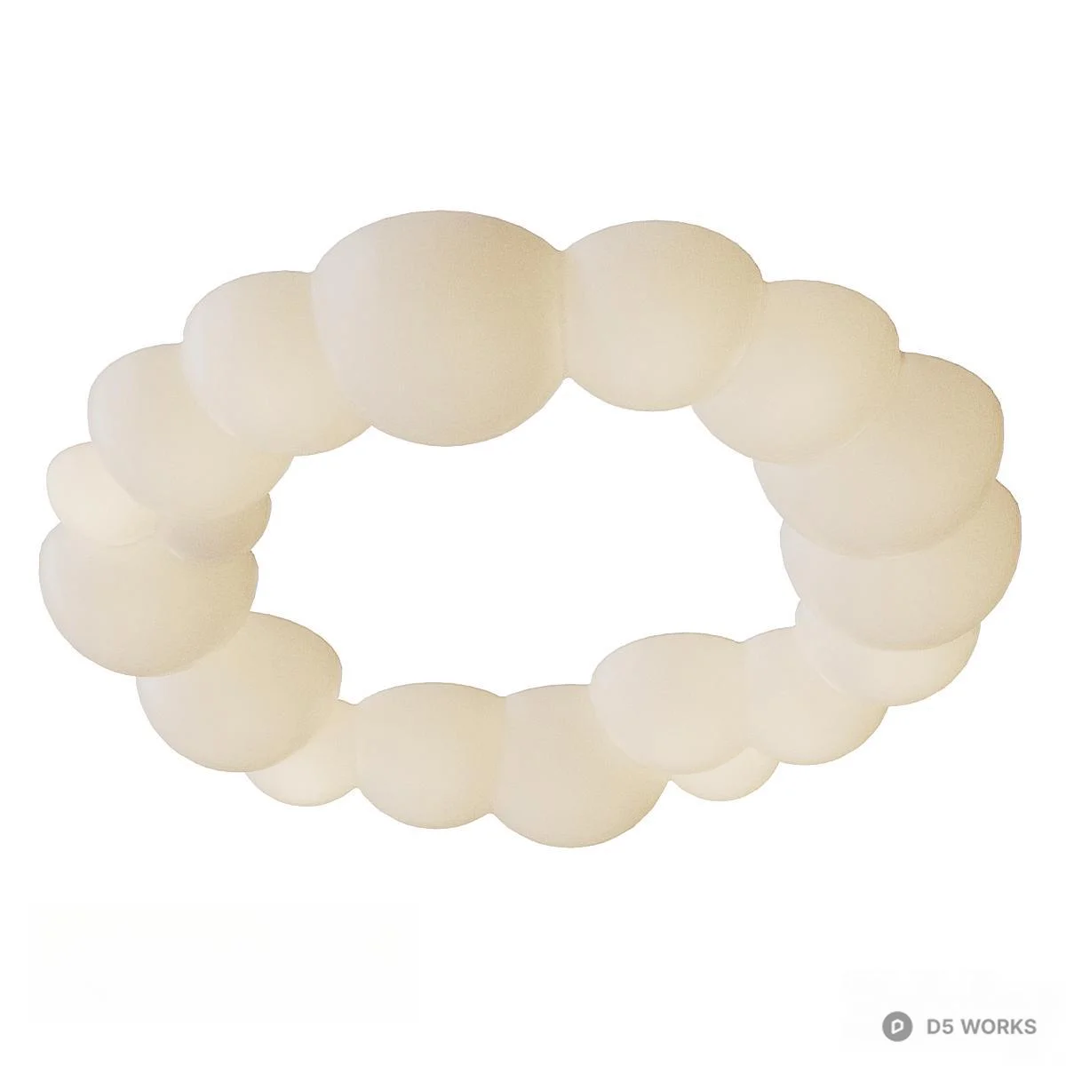 Cloud Shape Ceiling Light 3d model - Image 1