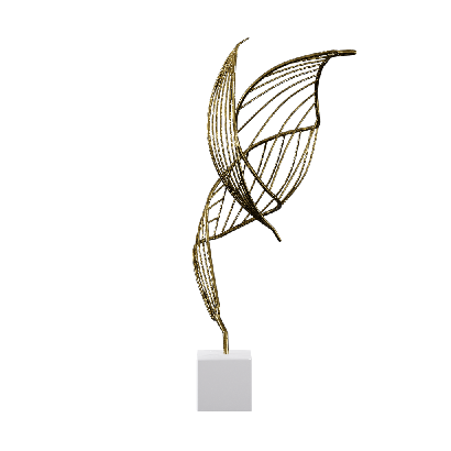 Sculpture Modern wave sculpture decoration 07 