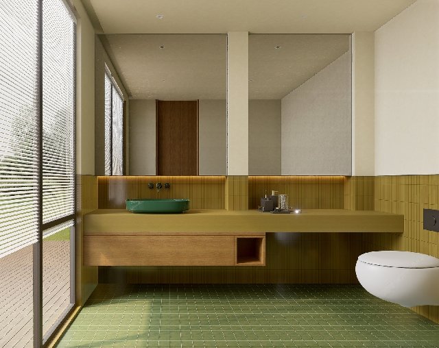 Mid-Century Modern Bathroom
