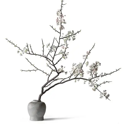 Chinese Floral Arrangement 3d model