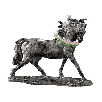Modern Animal Horse Sculpture 