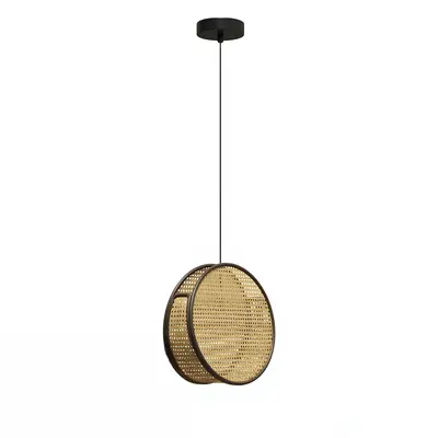 Rattan Woven Pendant Lamp 3d model