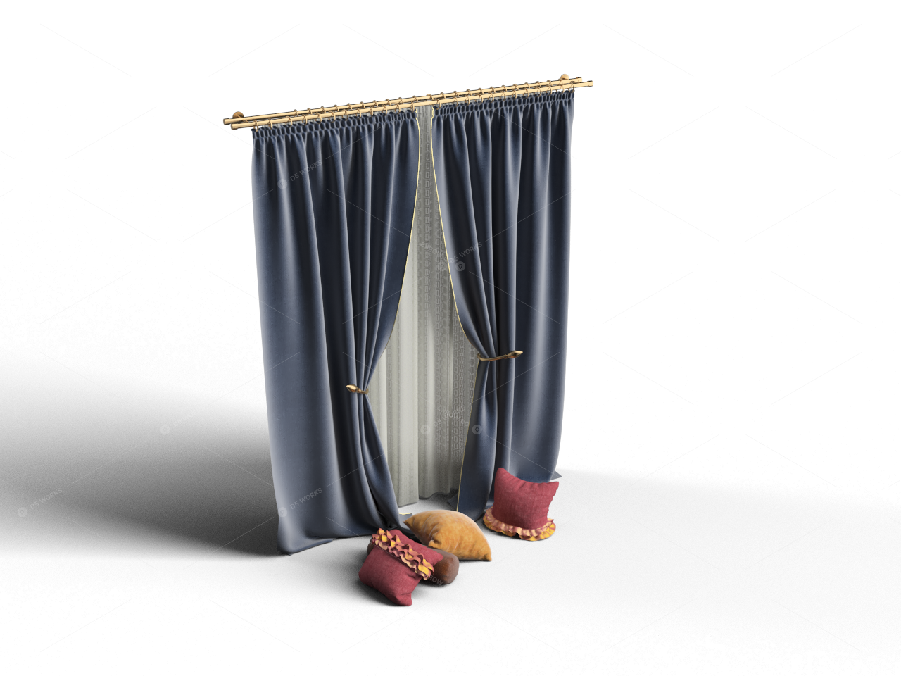 Curtains 3D Models