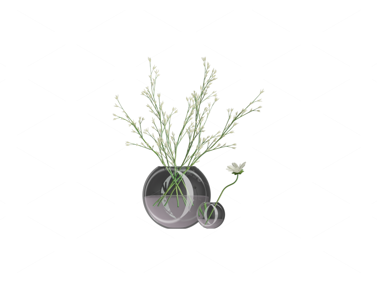 Vases & Floral Arrangements 3D Models 2