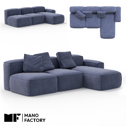 Modern Three-seater Sofa