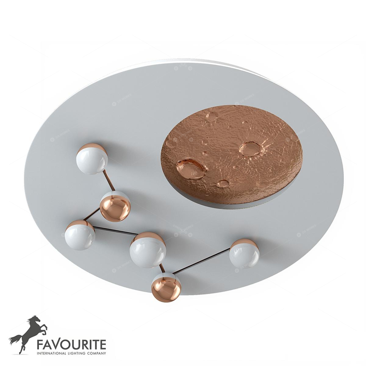 Flush Mount Lights 3D Models 2