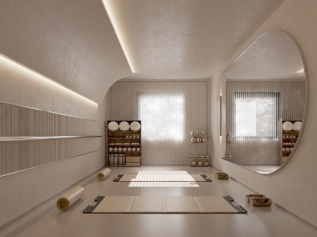 Modern Yoga Room