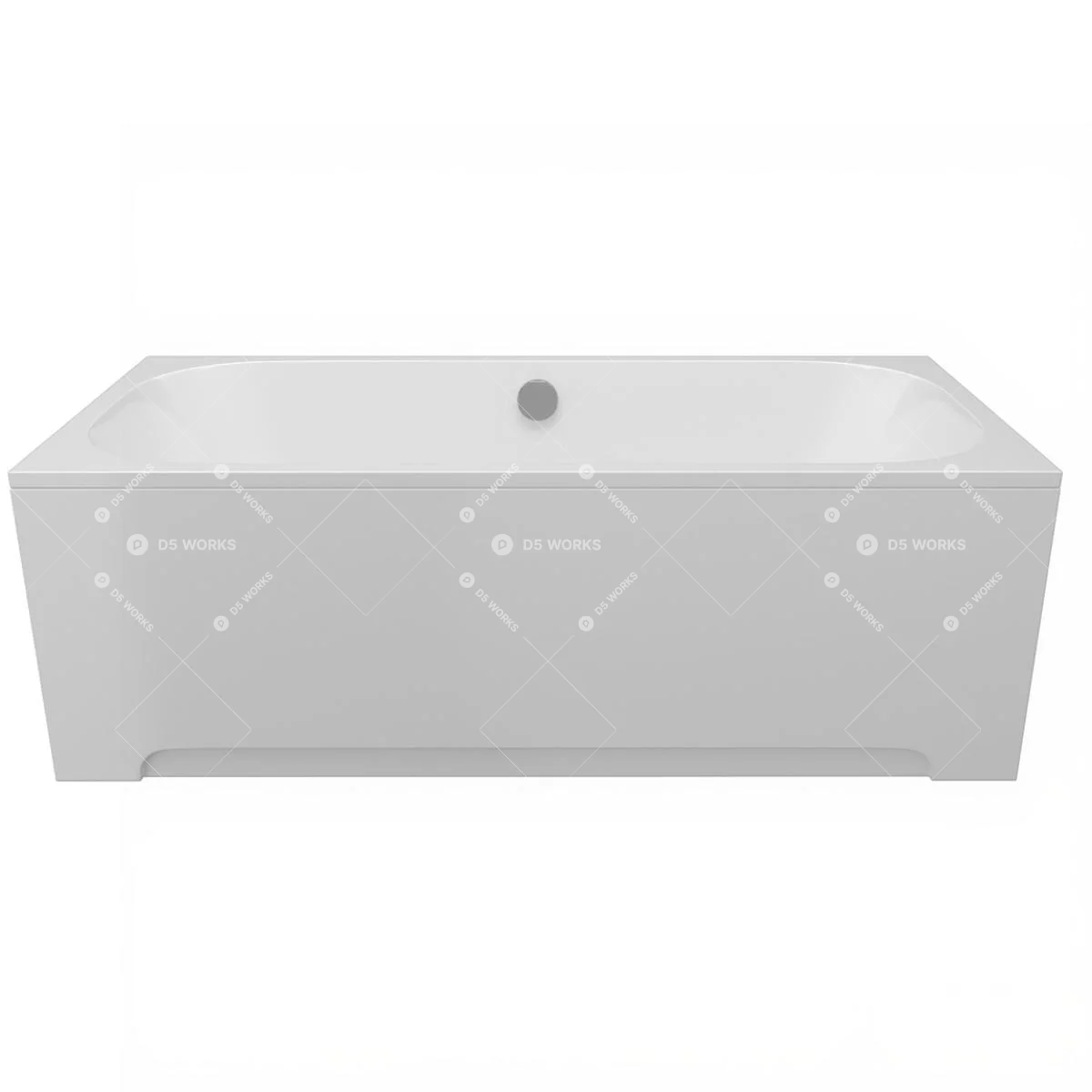 Bathtub 3d model thumbnail 2