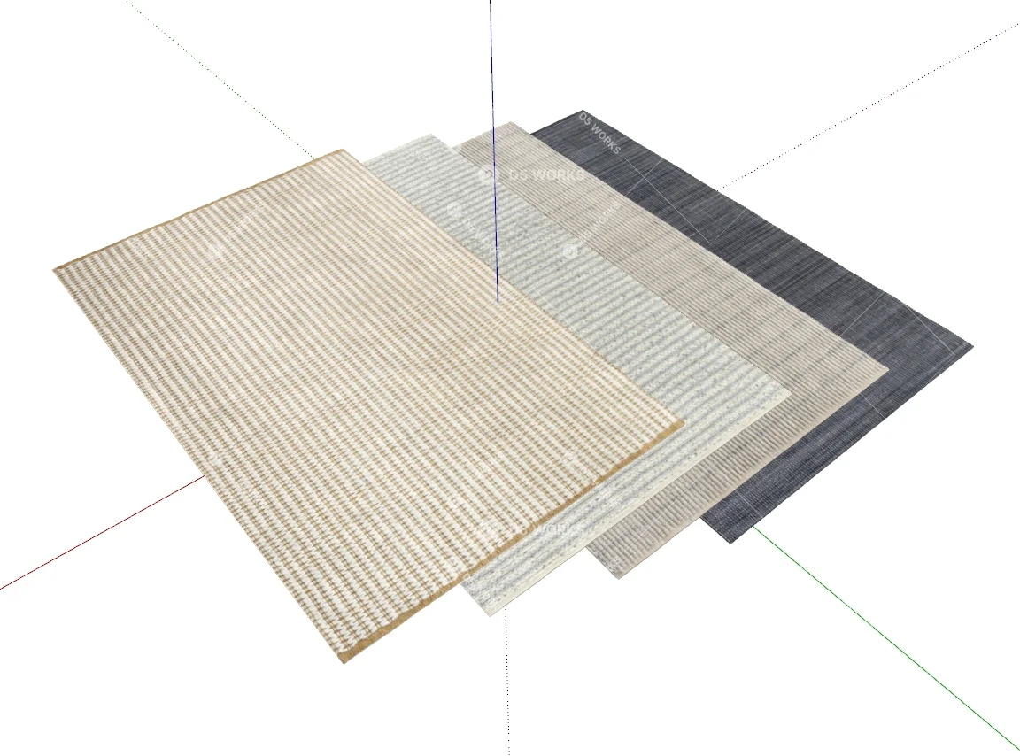 Carpet 3d model thumbnail 2