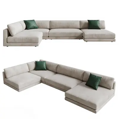 Modern Modular Sectional Sofa 3d model