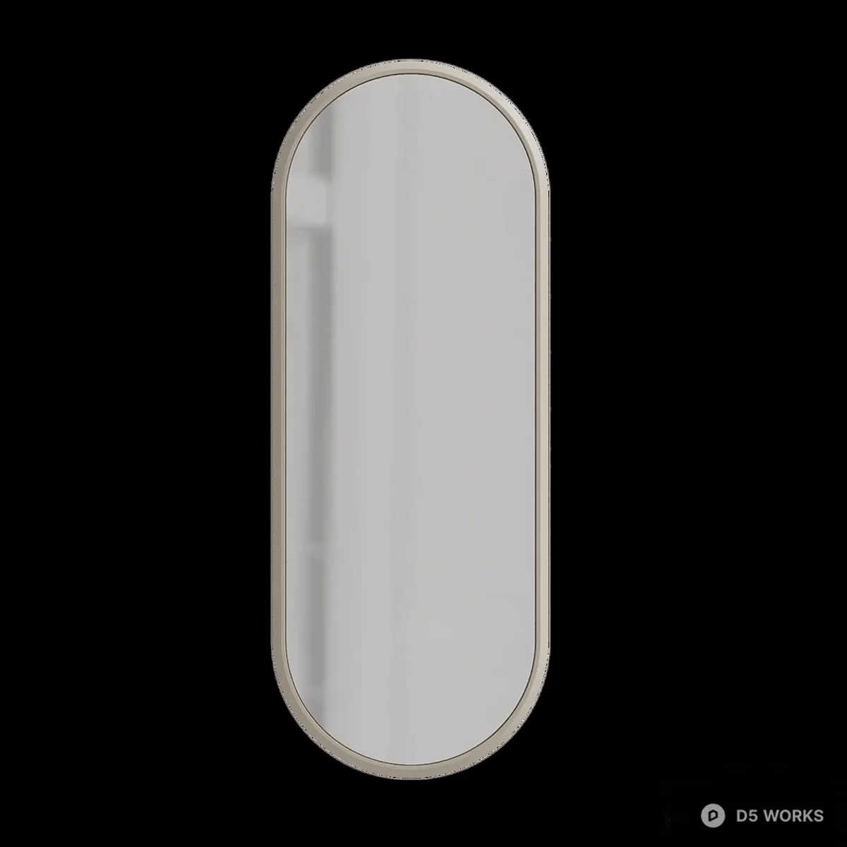 Minimalist Mirror Set 3d model thumbnail 3