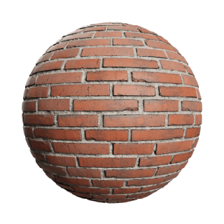 Wall Tile Solid Red Brick Wall 03