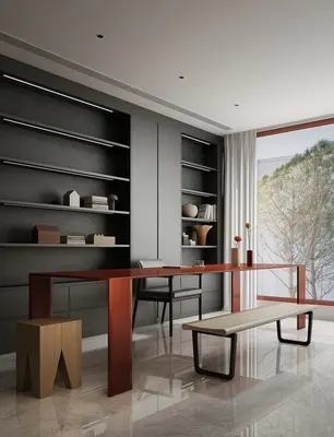 Organic Modern Study Room