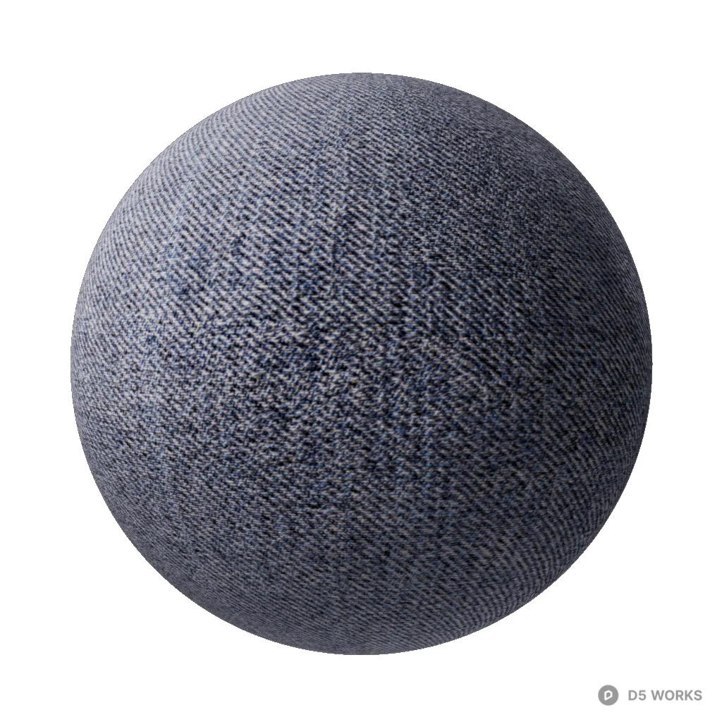 Blue and gray denim pbr material - Image 1