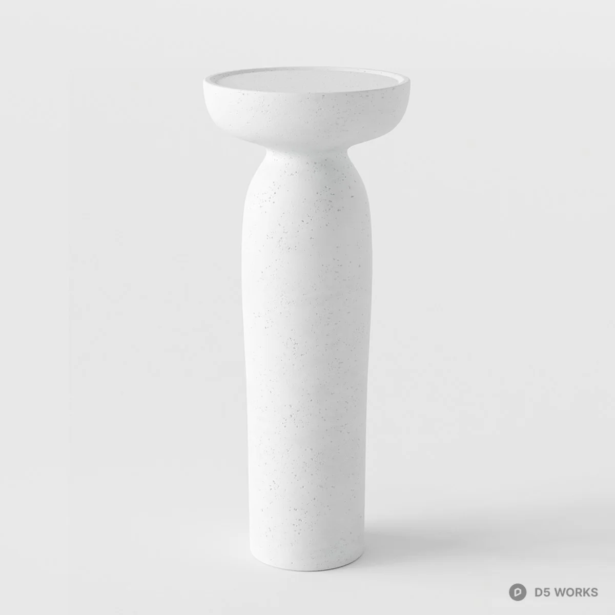 Organic Modern Side Table 3d model thumbnail 3