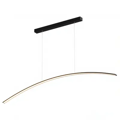 Minimalist Linear Arch Pendant Light 3d model