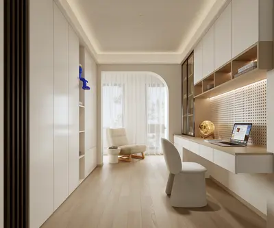 Scandinavian Study Room