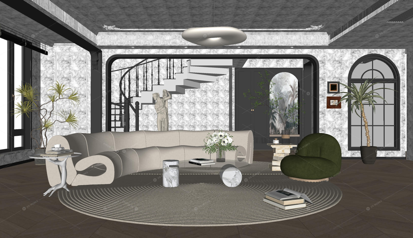 Living Rooms 3D Models 2