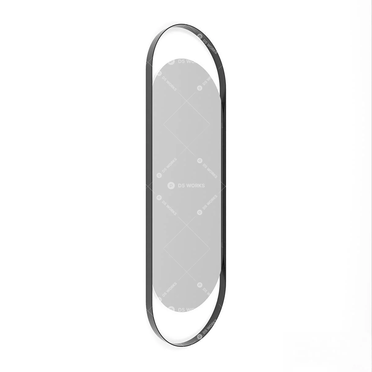 Modern Mirror 3d model thumbnail 2