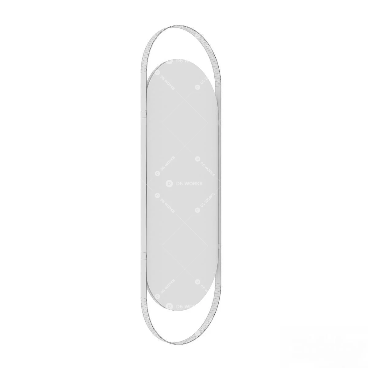 Modern Mirror 3d model thumbnail 3