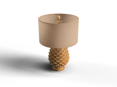Pinecone Base Table Lamp 3d model