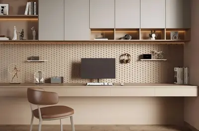 Modern Organic Modern Study Room