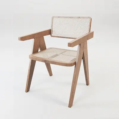 Rattan Weave Armchair 3d model