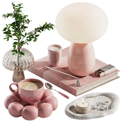 Modern Creamy Decorative Set