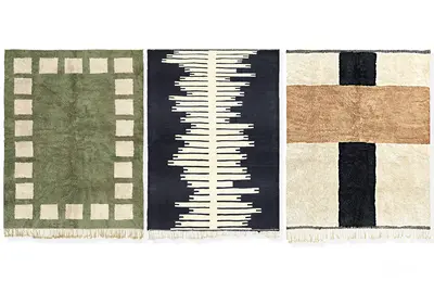 Minimalist Geometric Rug Set 3d model