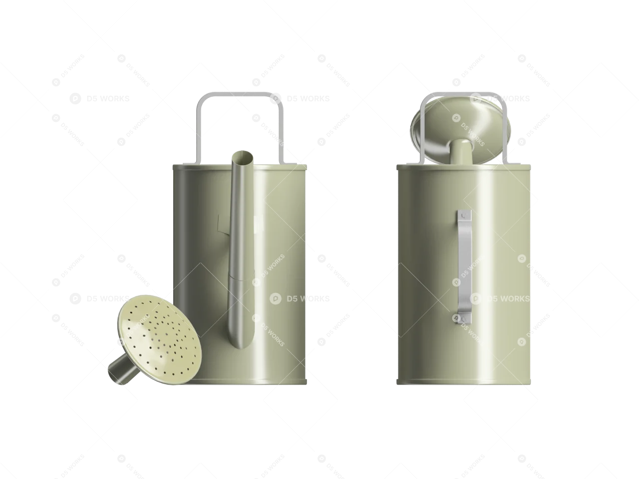 Scandinavian  Household Items 3d model thumbnail 2