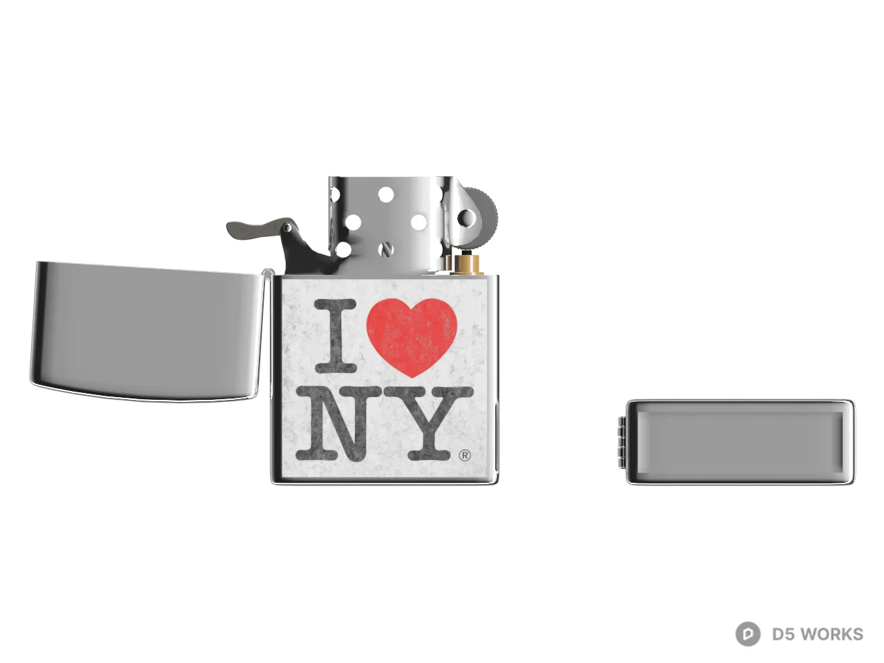 Lighter 3d model thumbnail 2