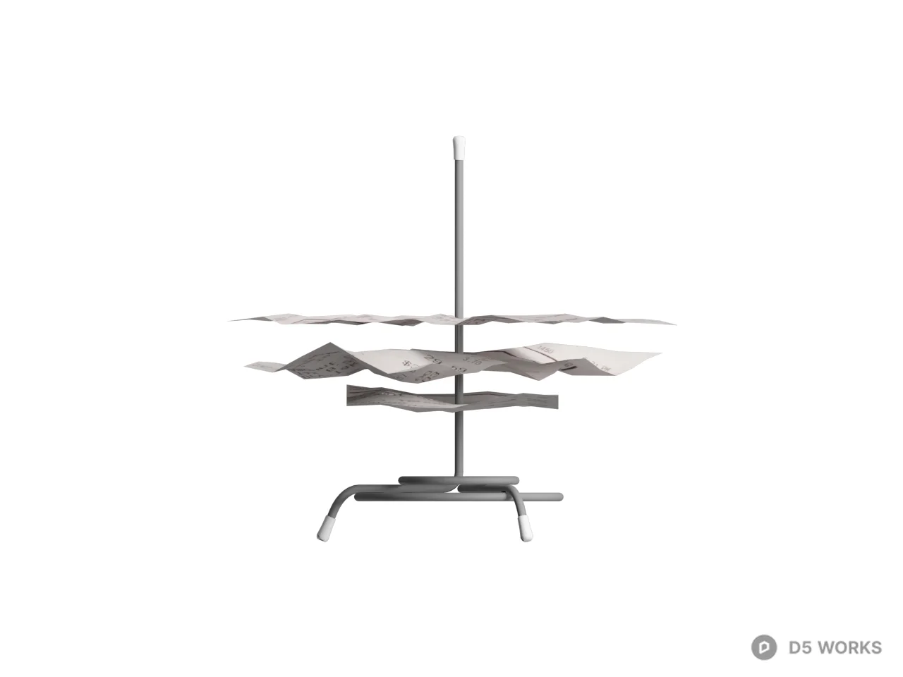 Minimalist Book Stand 3d model thumbnail 2