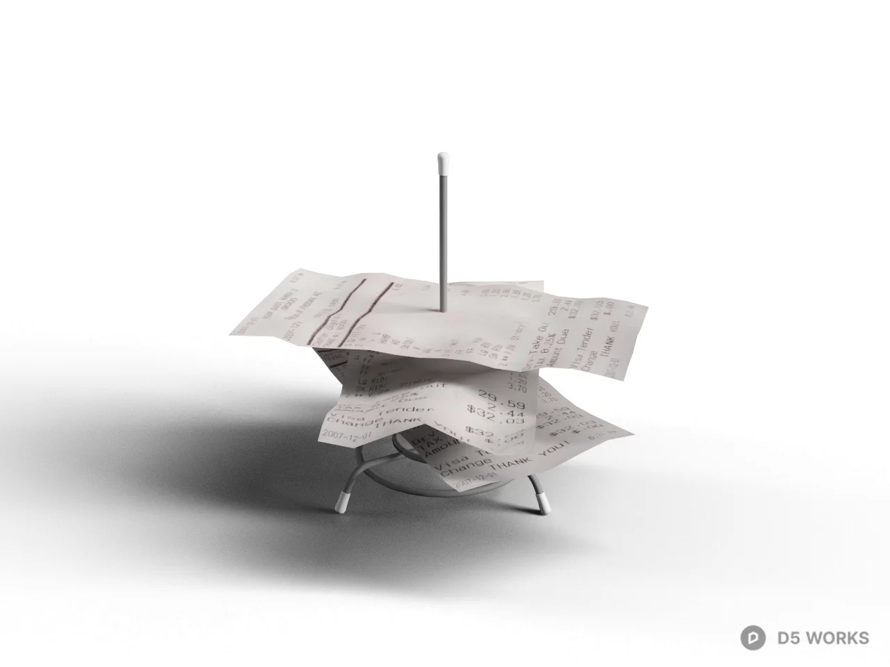 Minimalist Book Stand 3d model - Image 1