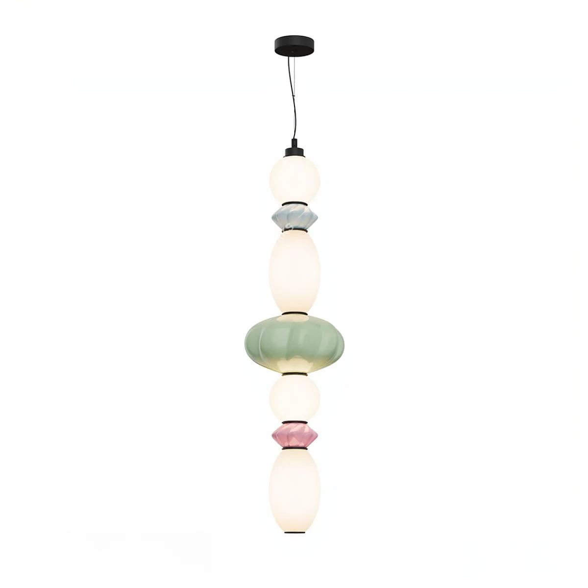 Art Deco Pendant Light 3d model - Image 1